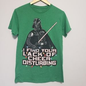 EUC MAD ENGINE Darth Vader Christmas Cheer Shirt